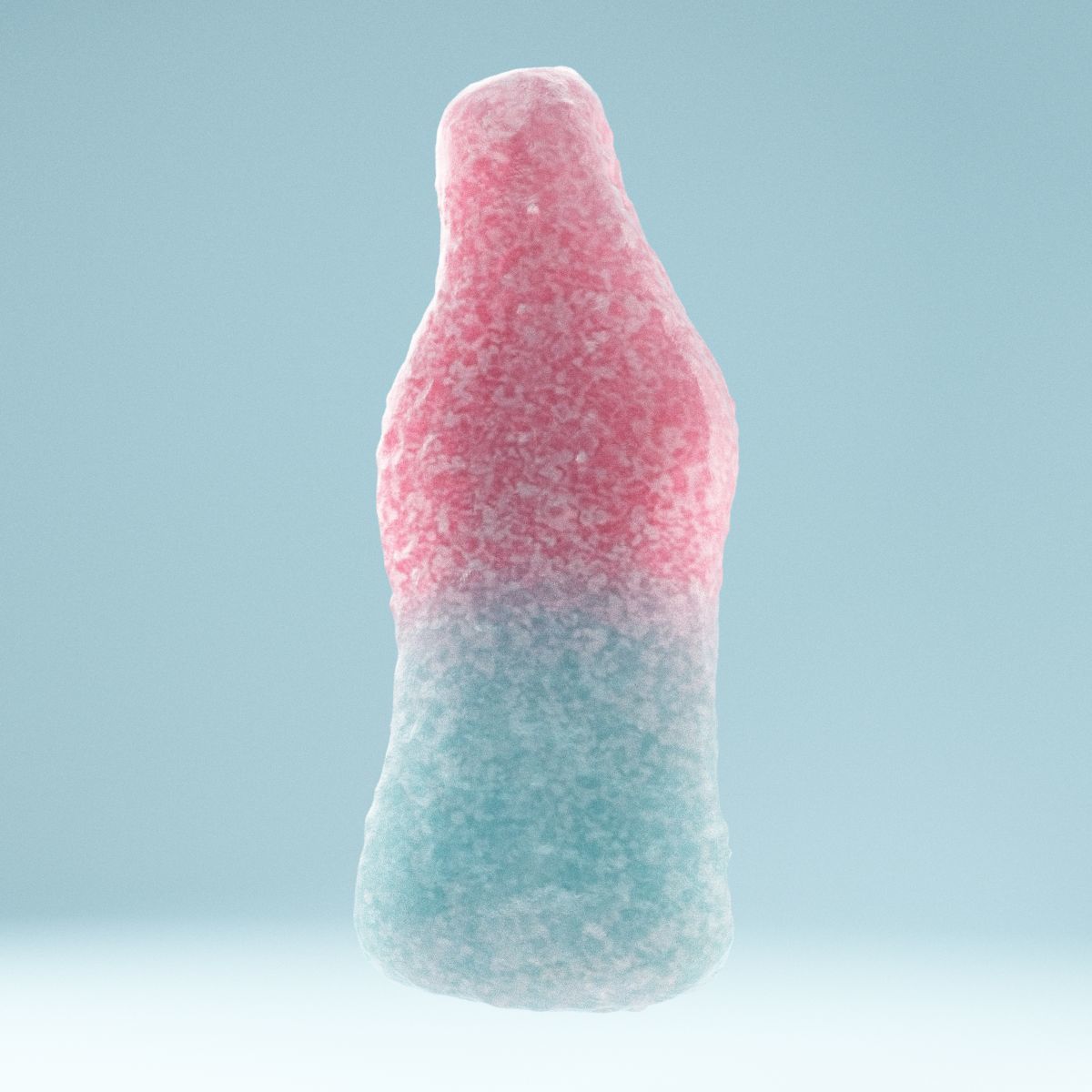 Bottle Blue Pink Low-poly 3D model_5