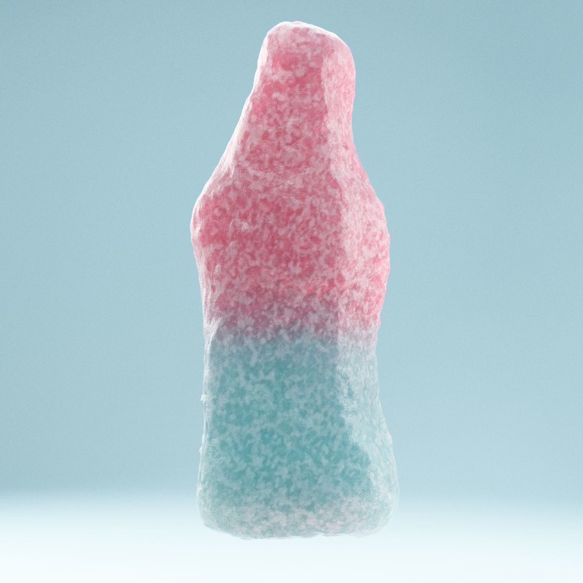 Bottle Blue Pink Low-poly 3D model_11