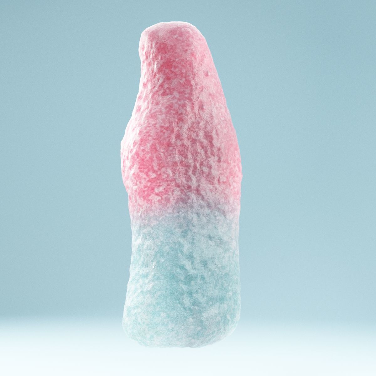 Bottle Blue Pink Low-poly 3D model_7