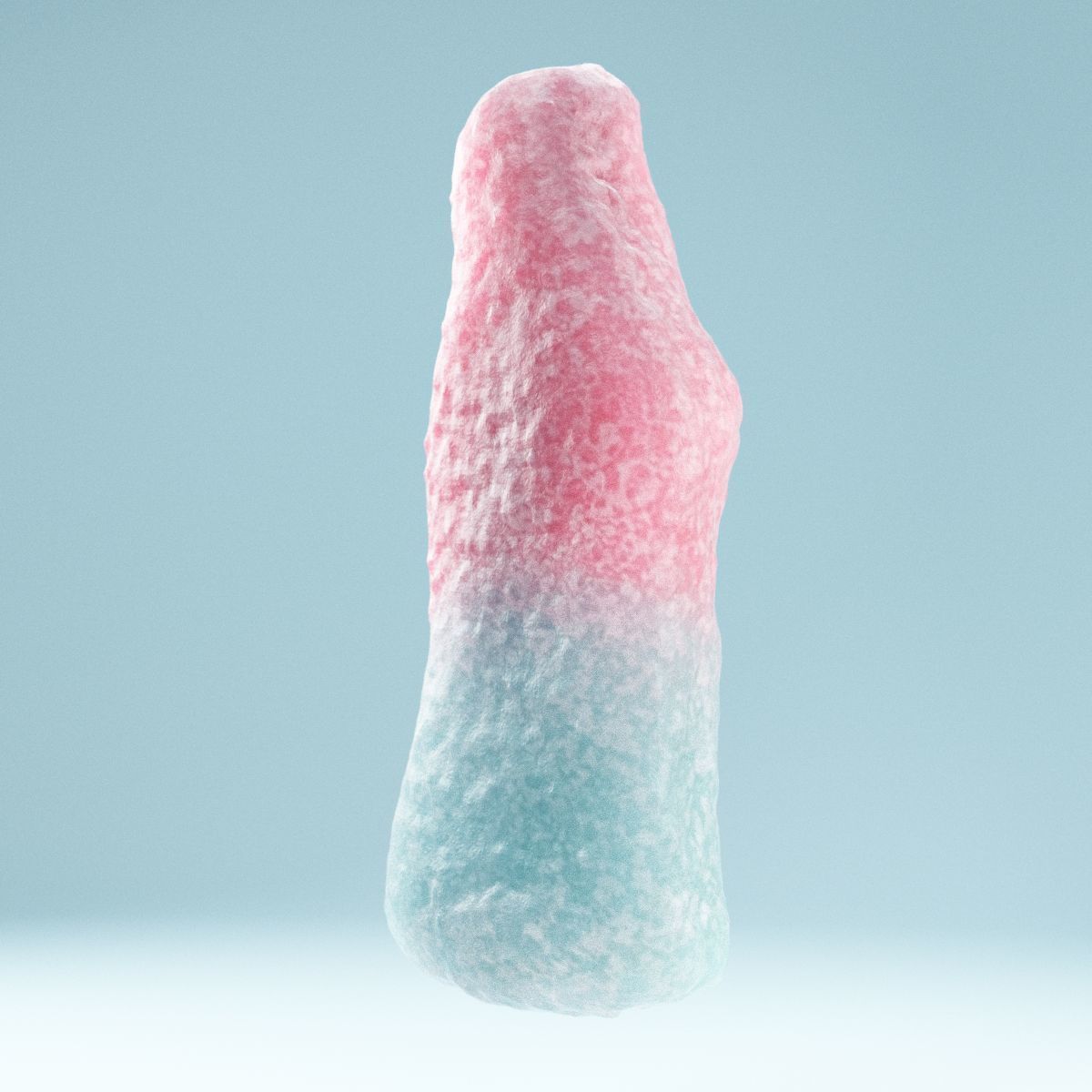 Bottle Blue Pink Low-poly 3D model_4