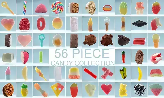 56 Piece Candy Collection 