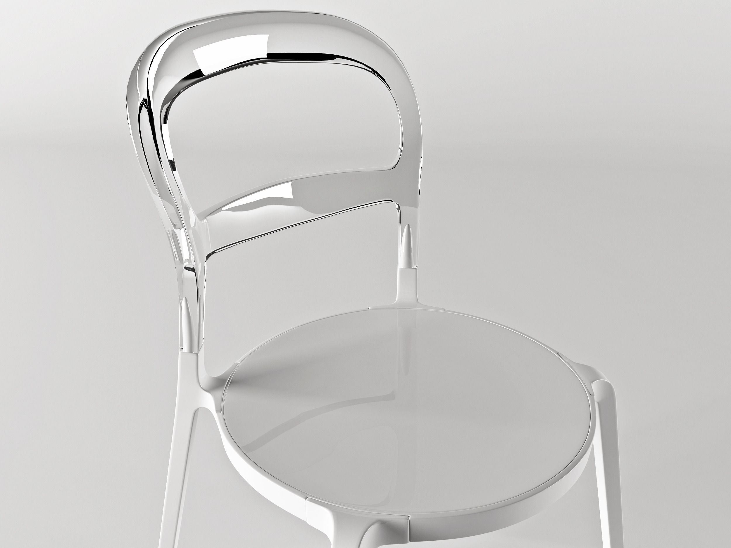 Calligaris set chair Wien table Key 3D model_4