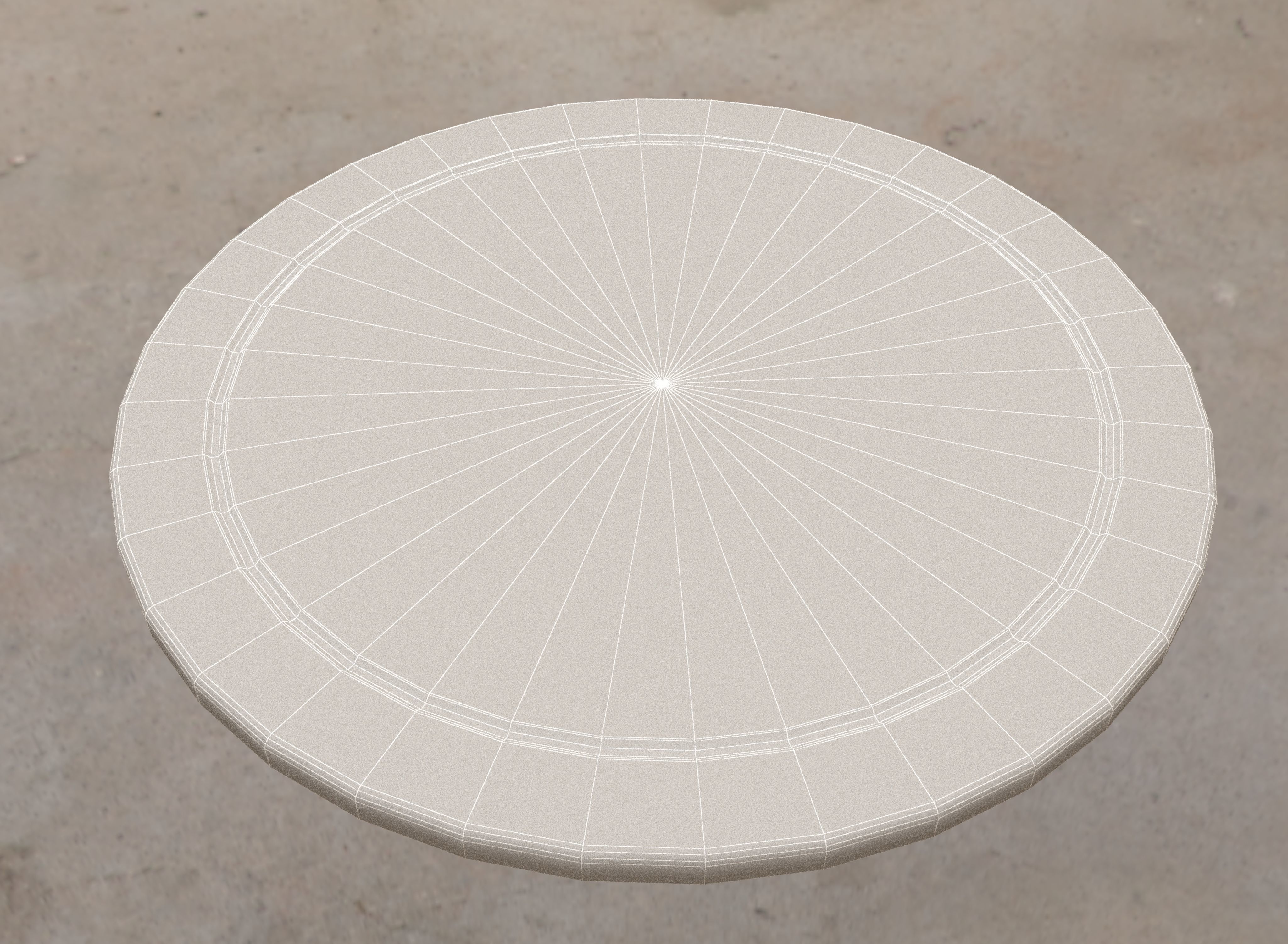 Wooden chopping board Free low-poly 3D model_5