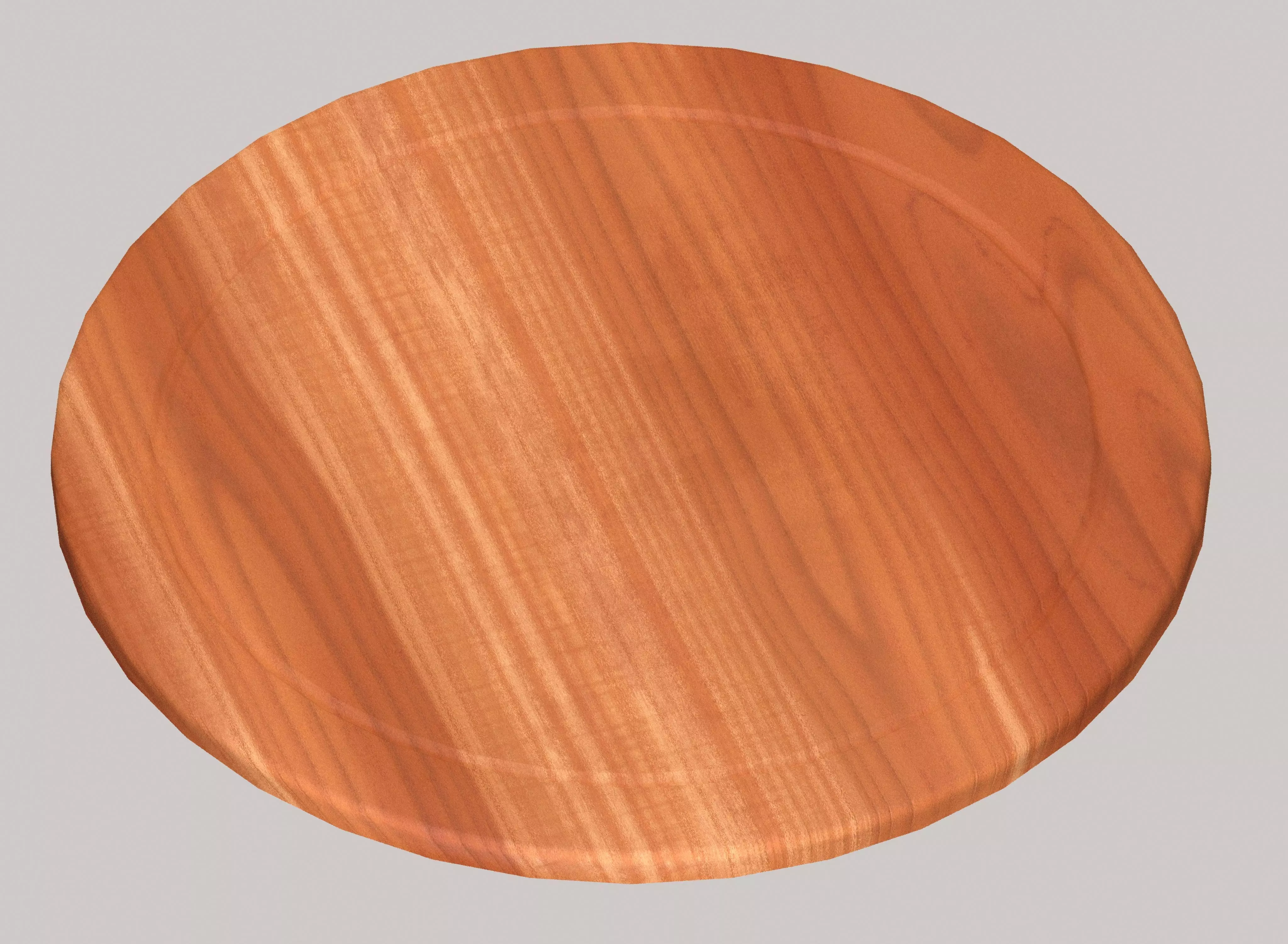 Wooden chopping board Free low-poly 3D model_0