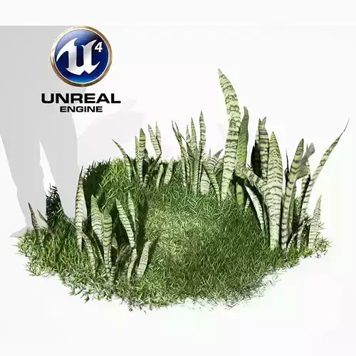 Realistic Plants 08 - UE4 Asset and FBX Files