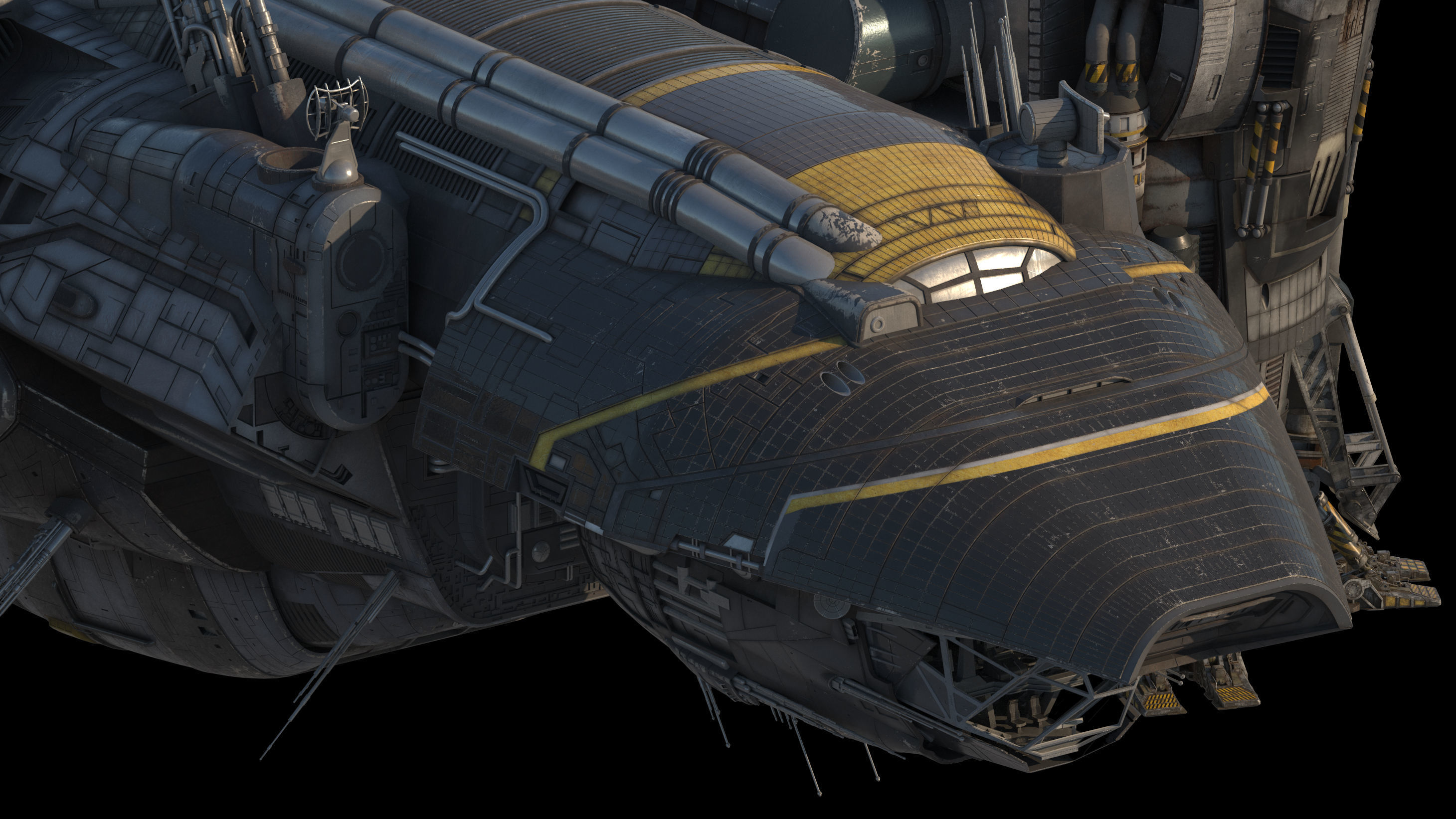 Prometheus Spaceship Pro 2019 3D model_16