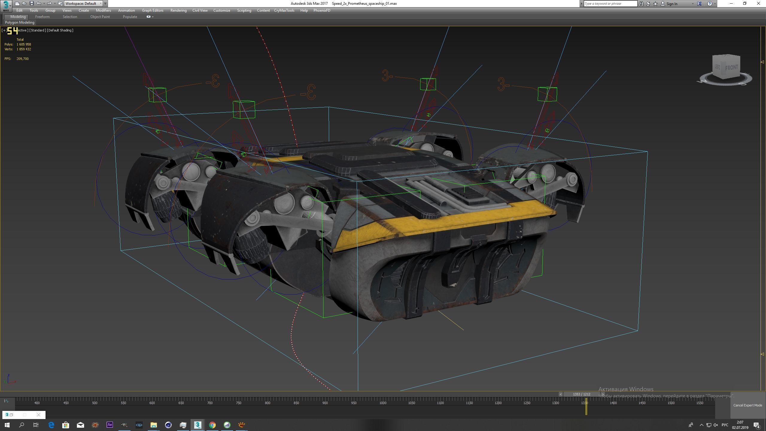 Prometheus Spaceship Pro 2019 3D model_32