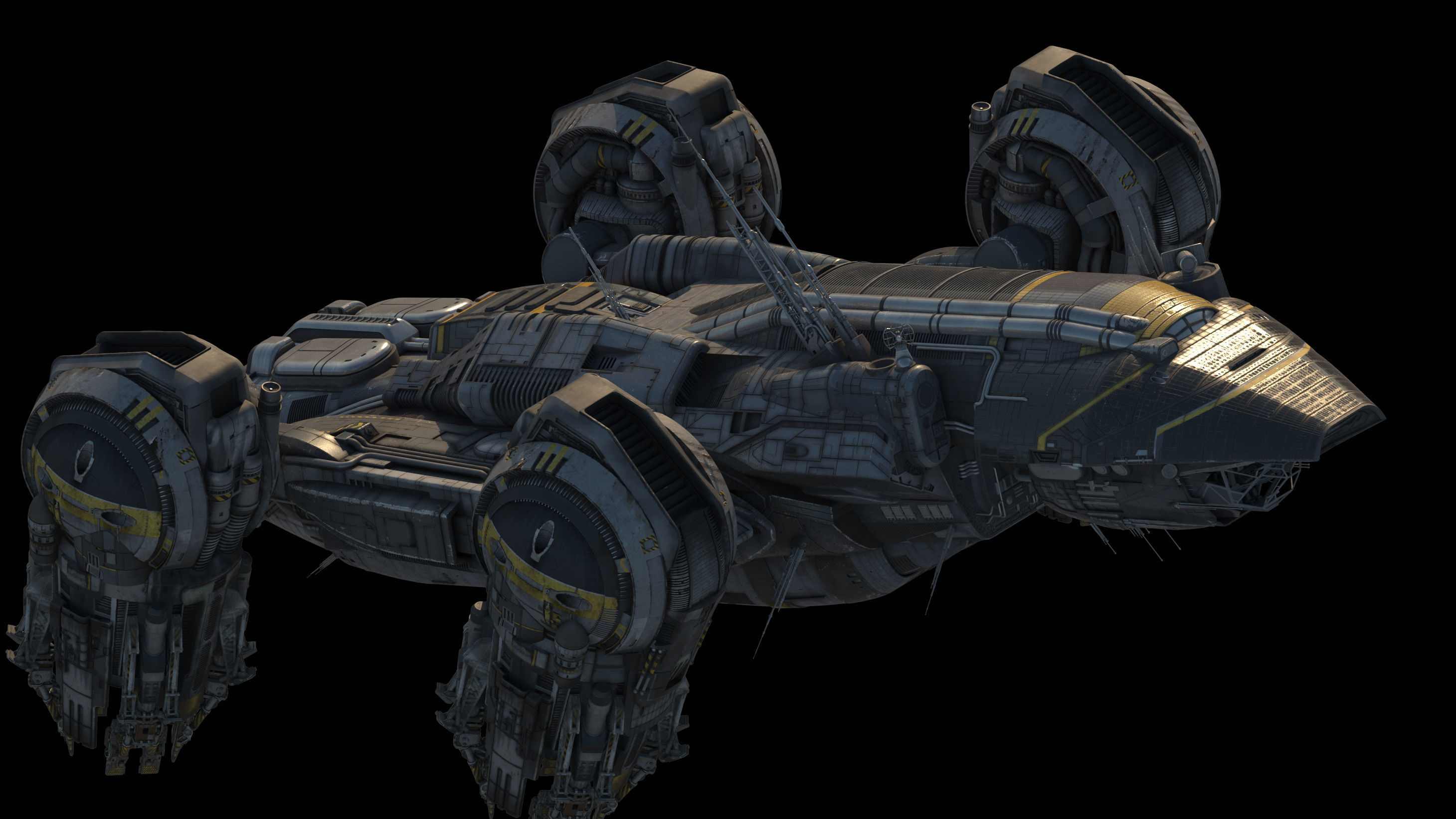 Prometheus Spaceship Pro 2019 3D model_20