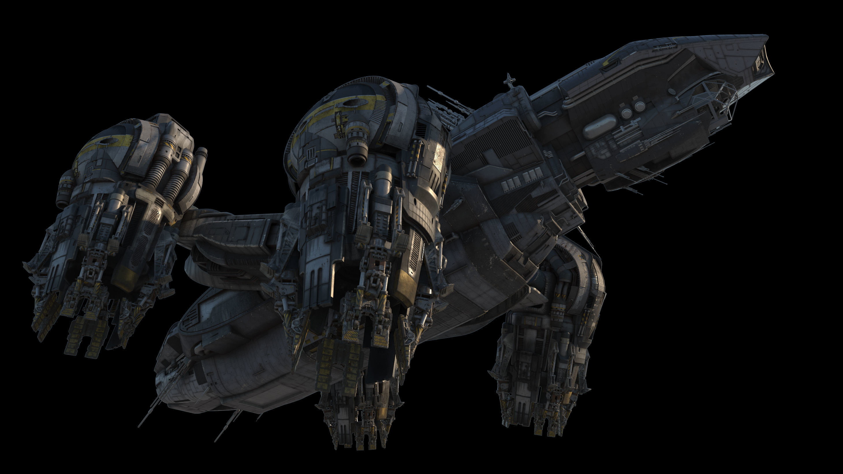 Prometheus Spaceship Pro 2019 3D model_6
