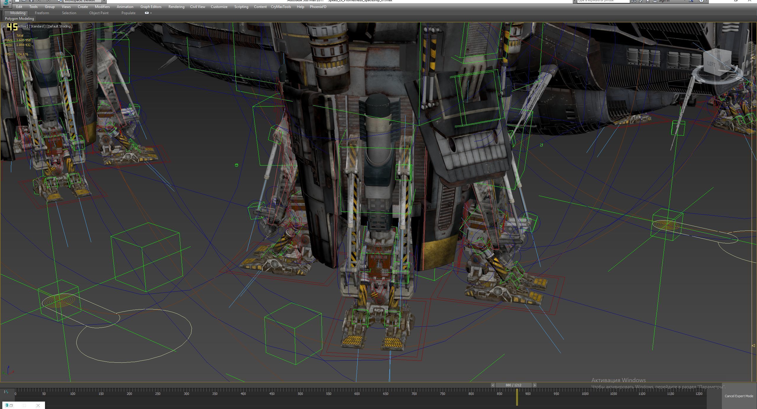 Prometheus Spaceship Pro 2019 3D model_30