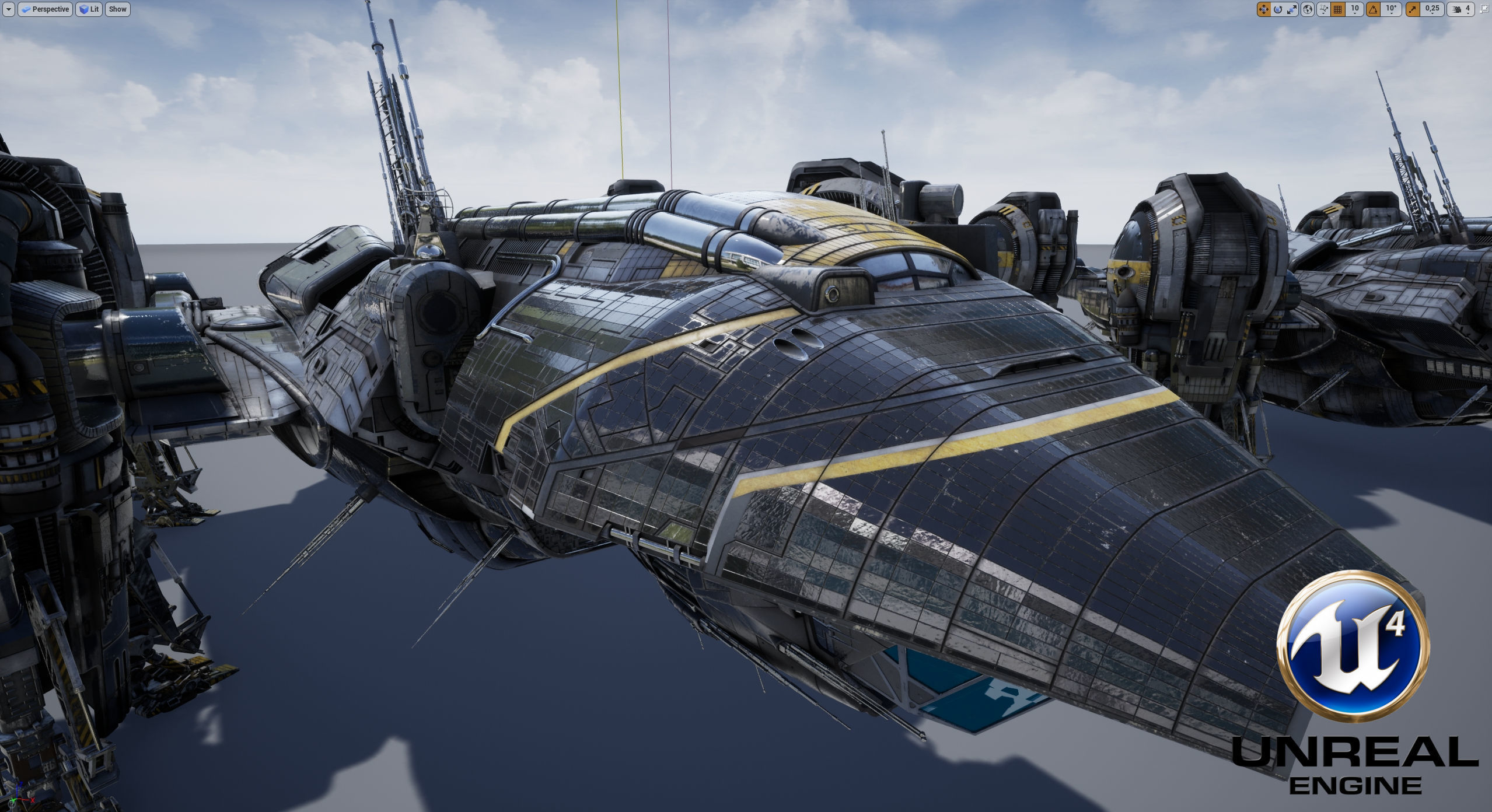 Prometheus Spaceship Pro 2019 3D model_15