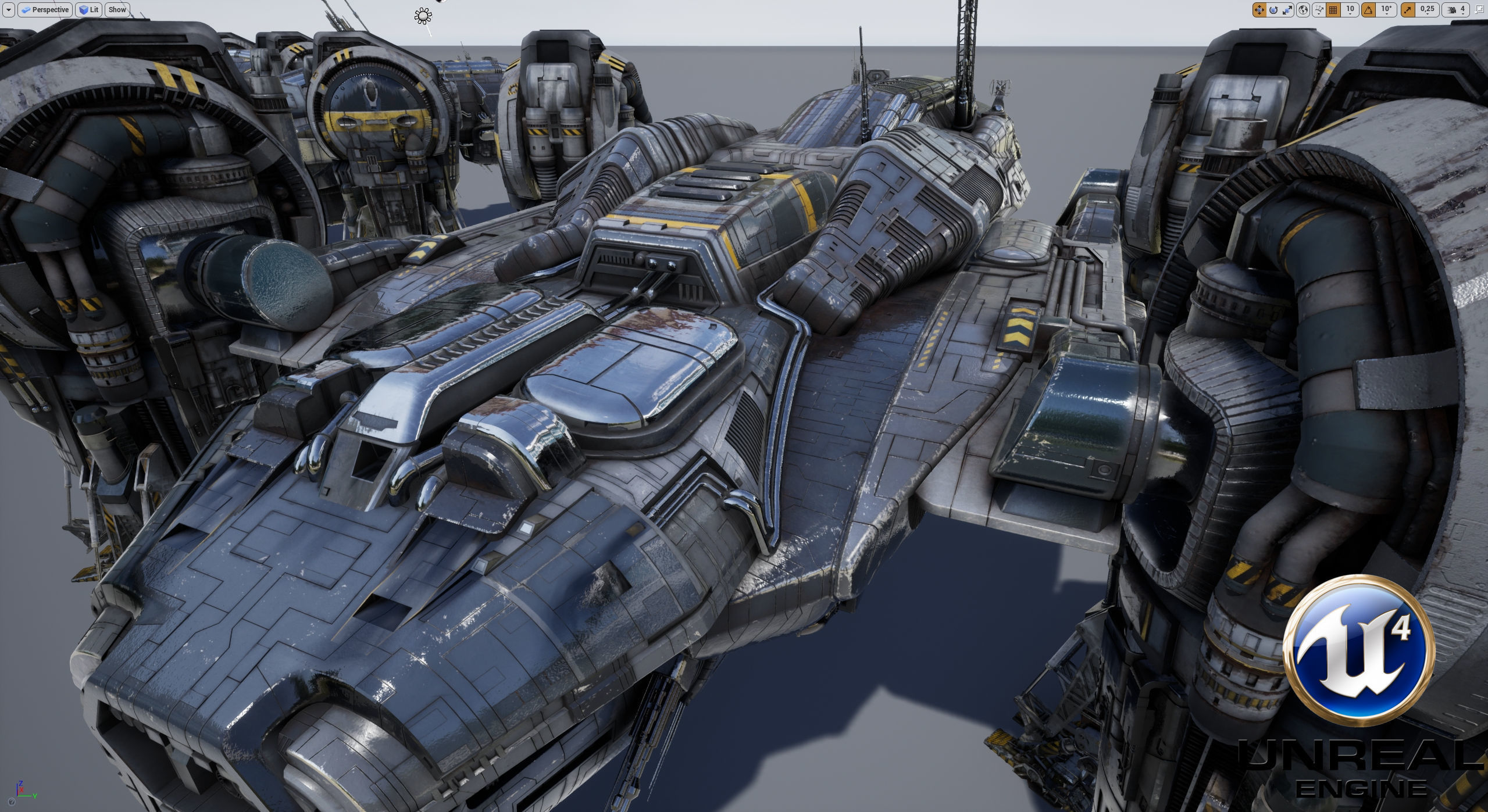 Prometheus Spaceship Pro 2019 3D model_13
