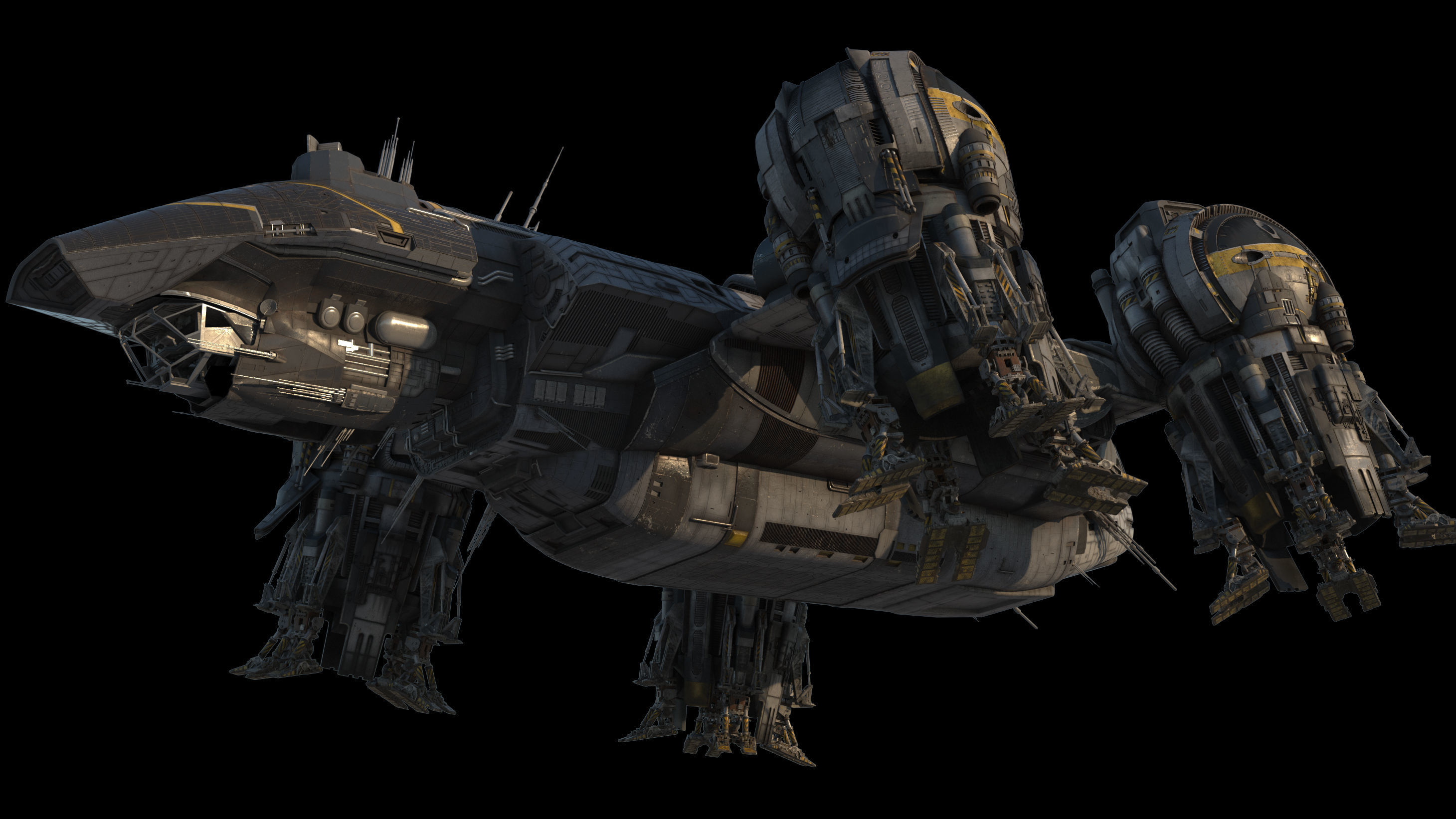 Prometheus Spaceship Pro 2019 3D model_21