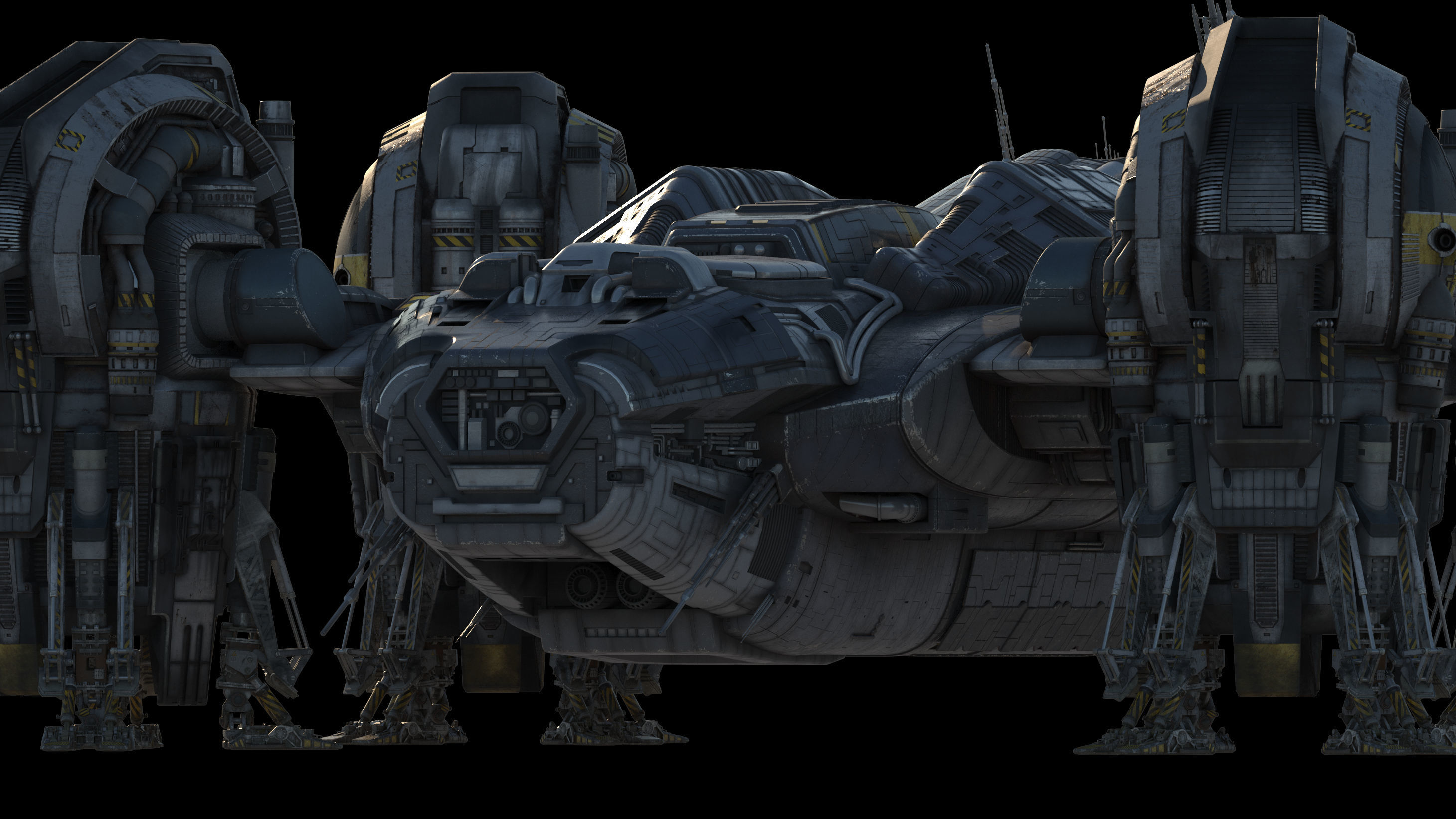 Prometheus Spaceship Pro 2019 3D model_8