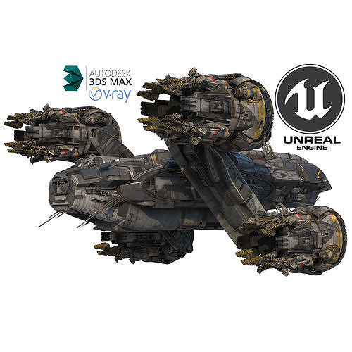 Prometheus Spaceship Pro 2019 3D model