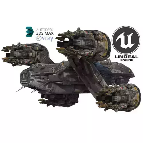 Prometheus Spaceship Pro 2019 3D model