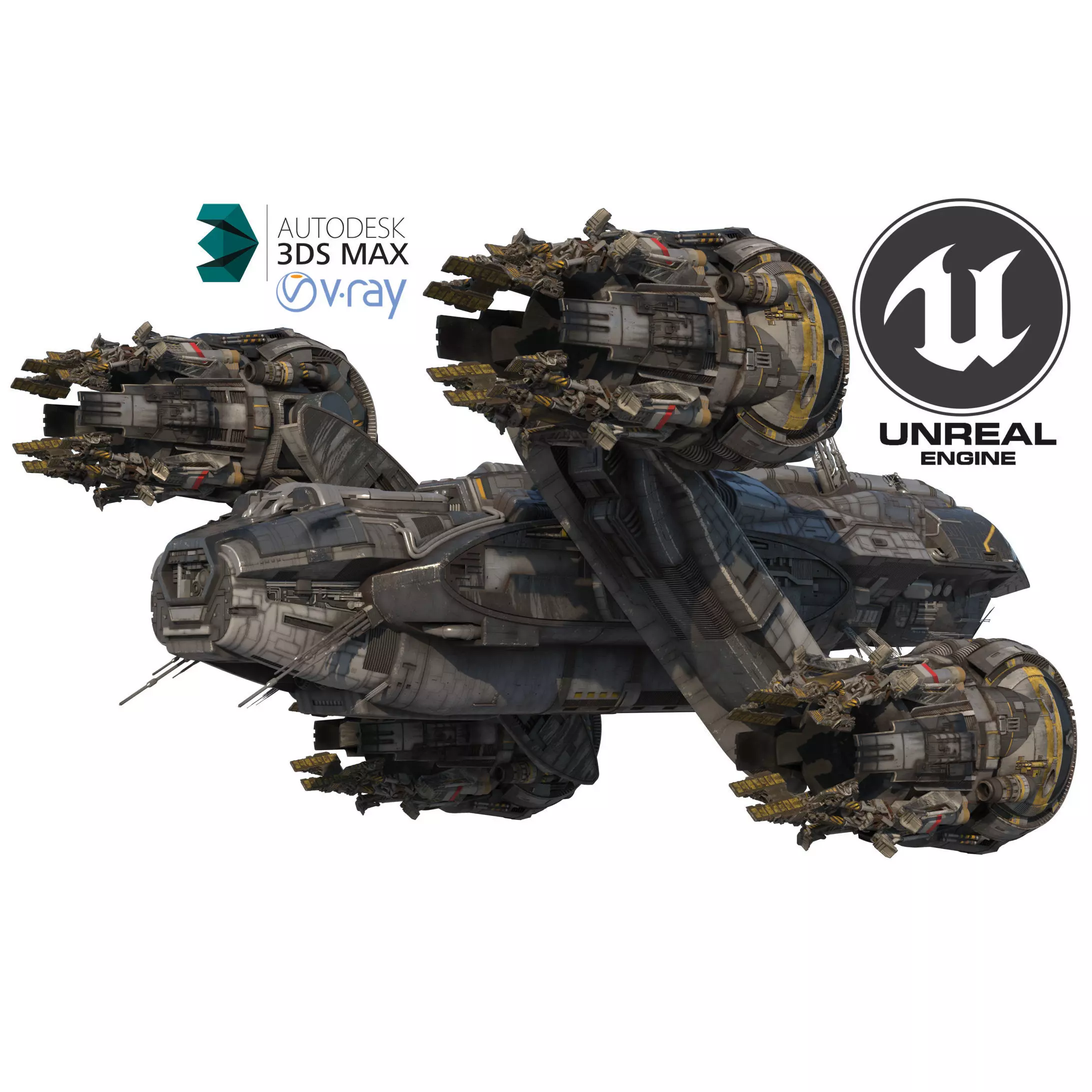 Prometheus Spaceship Pro 2019 3D model_0