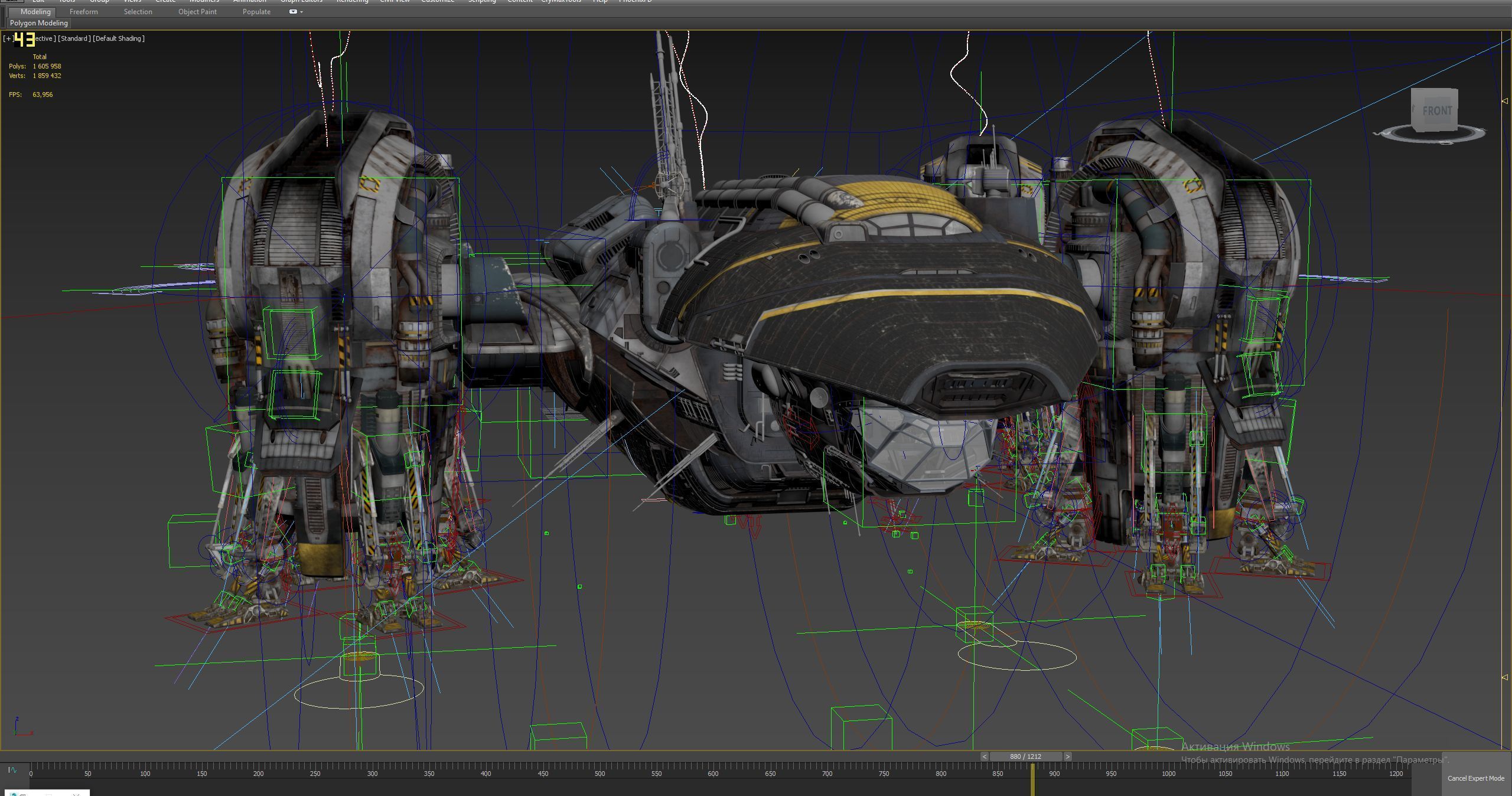Prometheus Spaceship Pro 2019 3D model_28