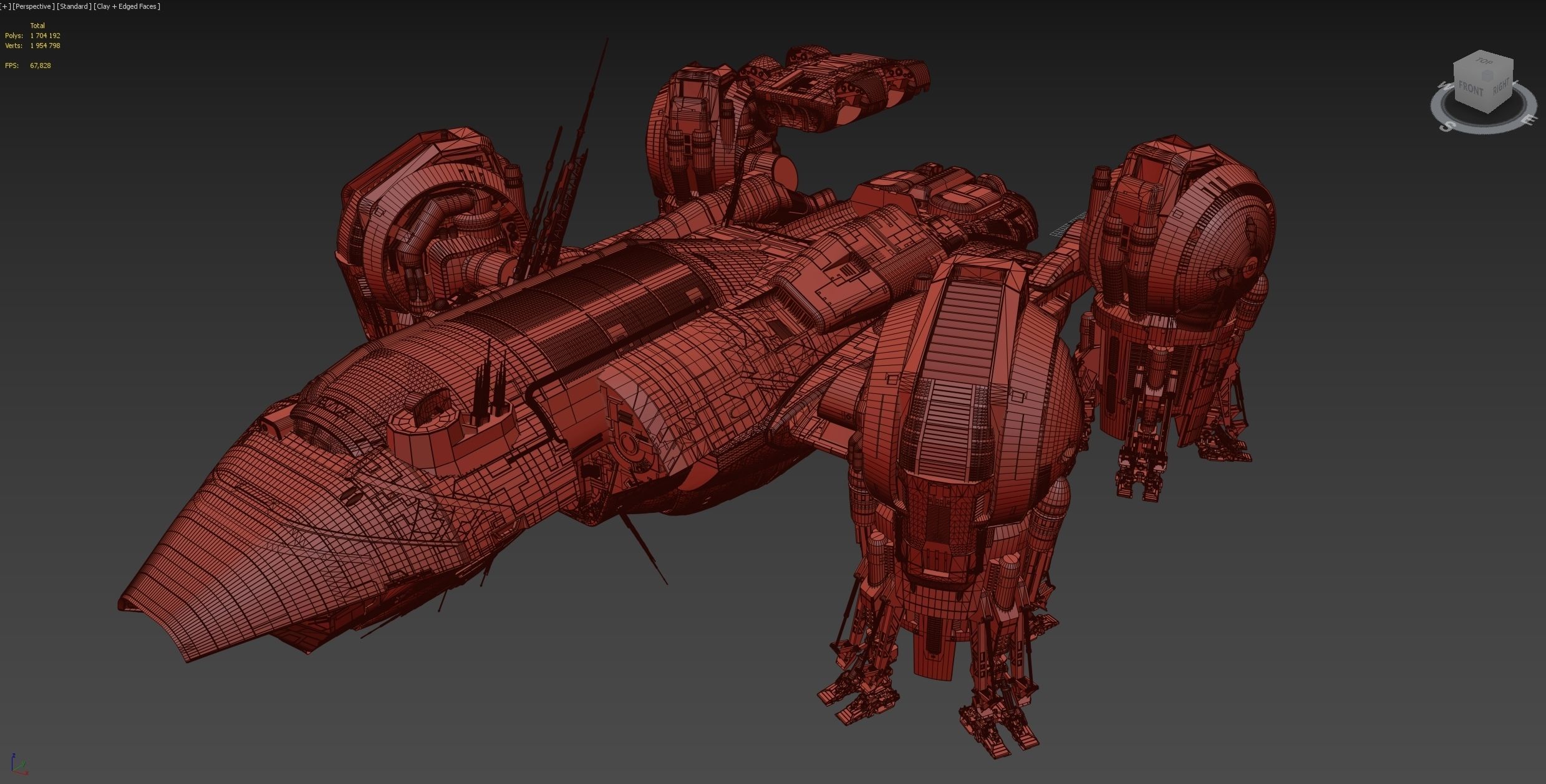 Prometheus Spaceship Pro 2019 3D model_37
