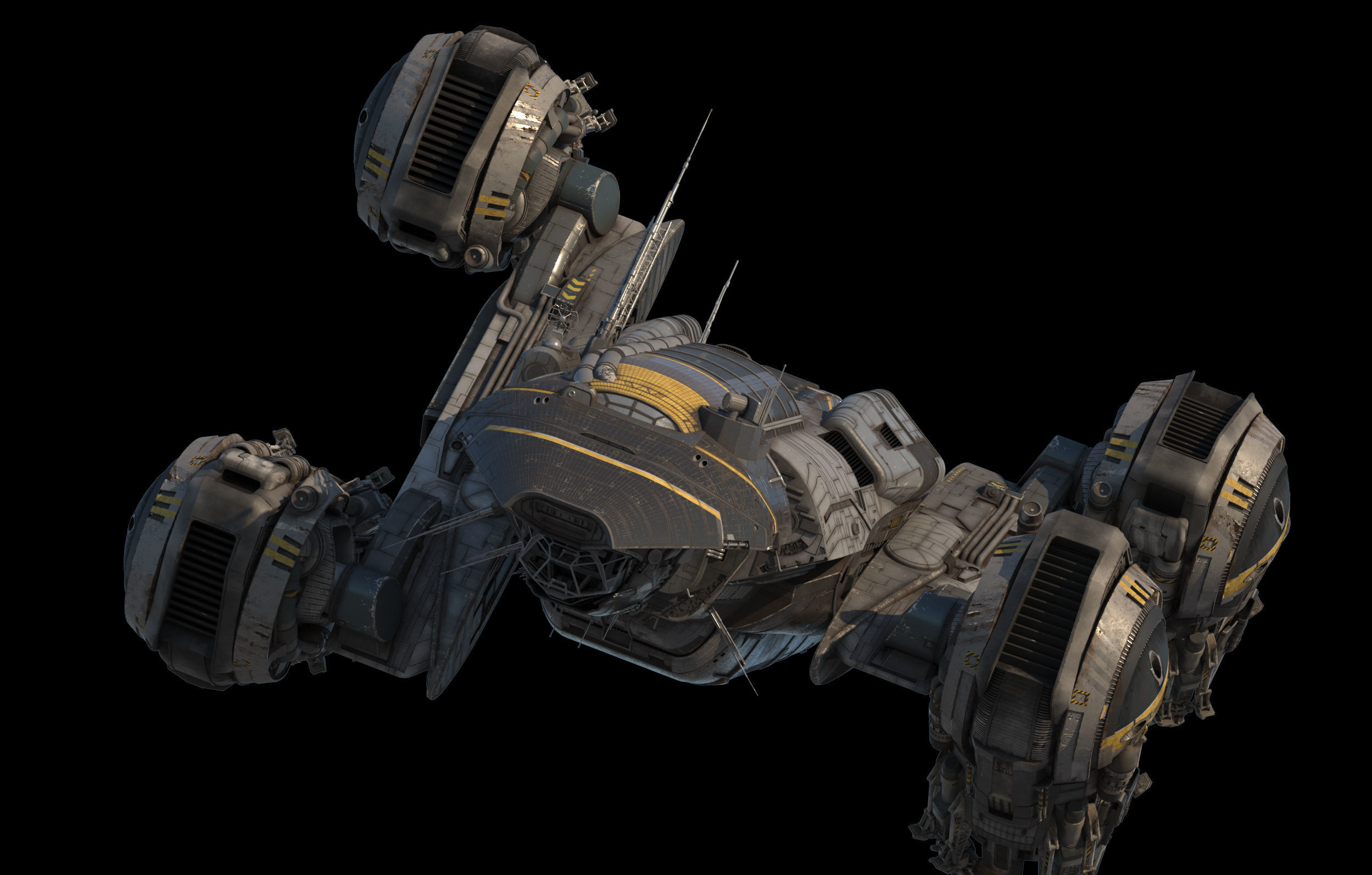 Prometheus Spaceship Pro 2019 3D model_4
