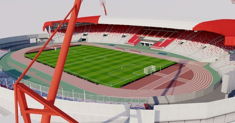 Bahrain National Stadium 3D model_10