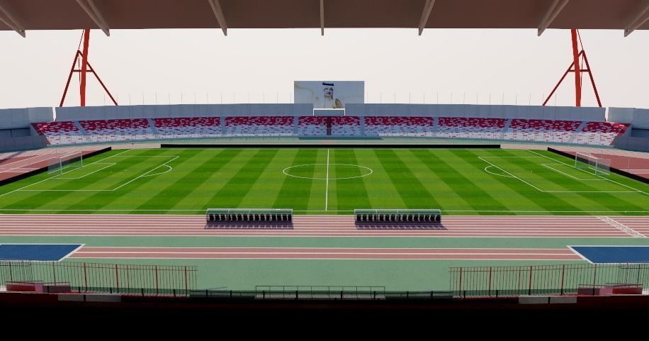 Bahrain National Stadium 3D model_4