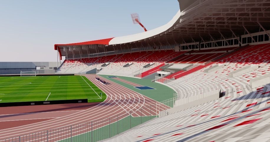Bahrain National Stadium 3D model_5