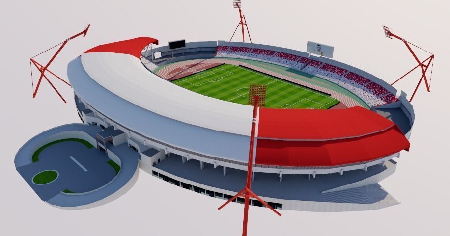 Bahrain National Stadium 3D model_11