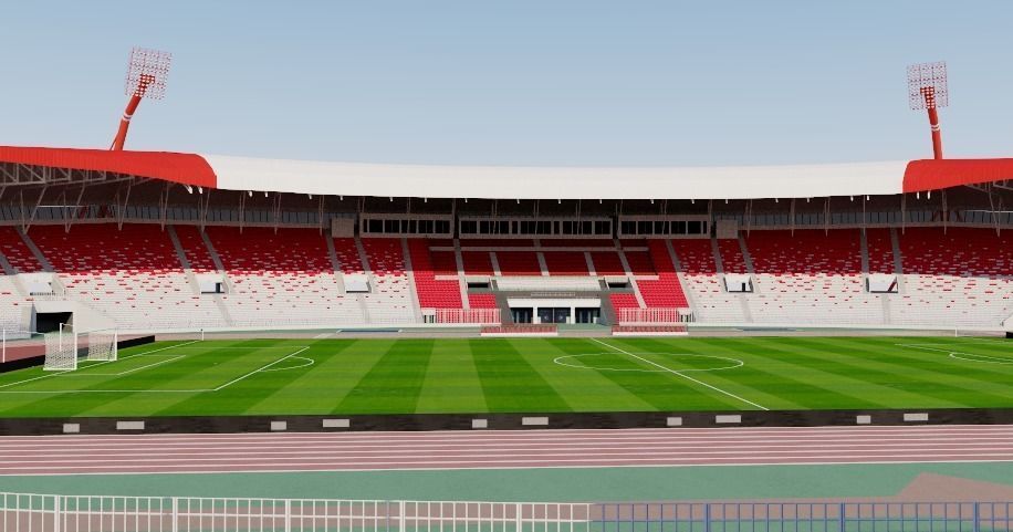 Bahrain National Stadium 3D model_3