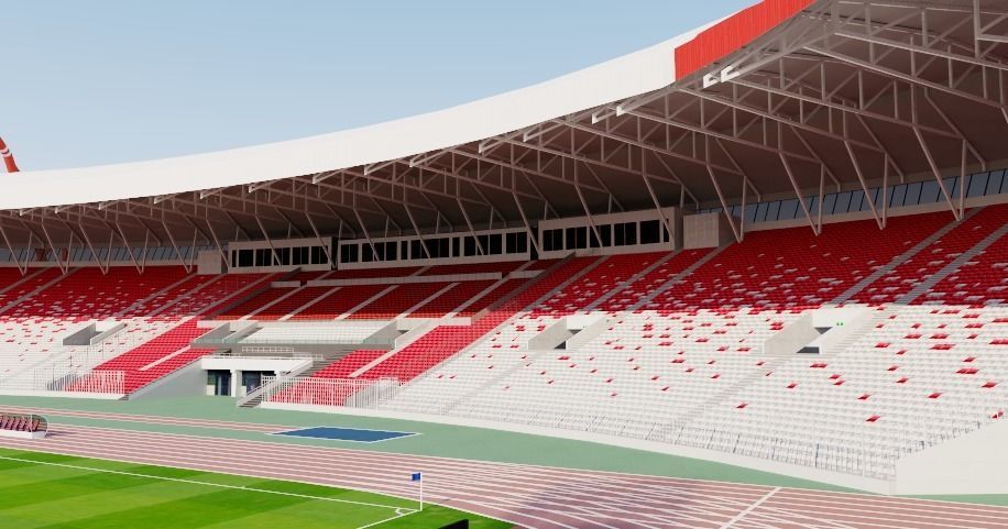 Bahrain National Stadium 3D model_8