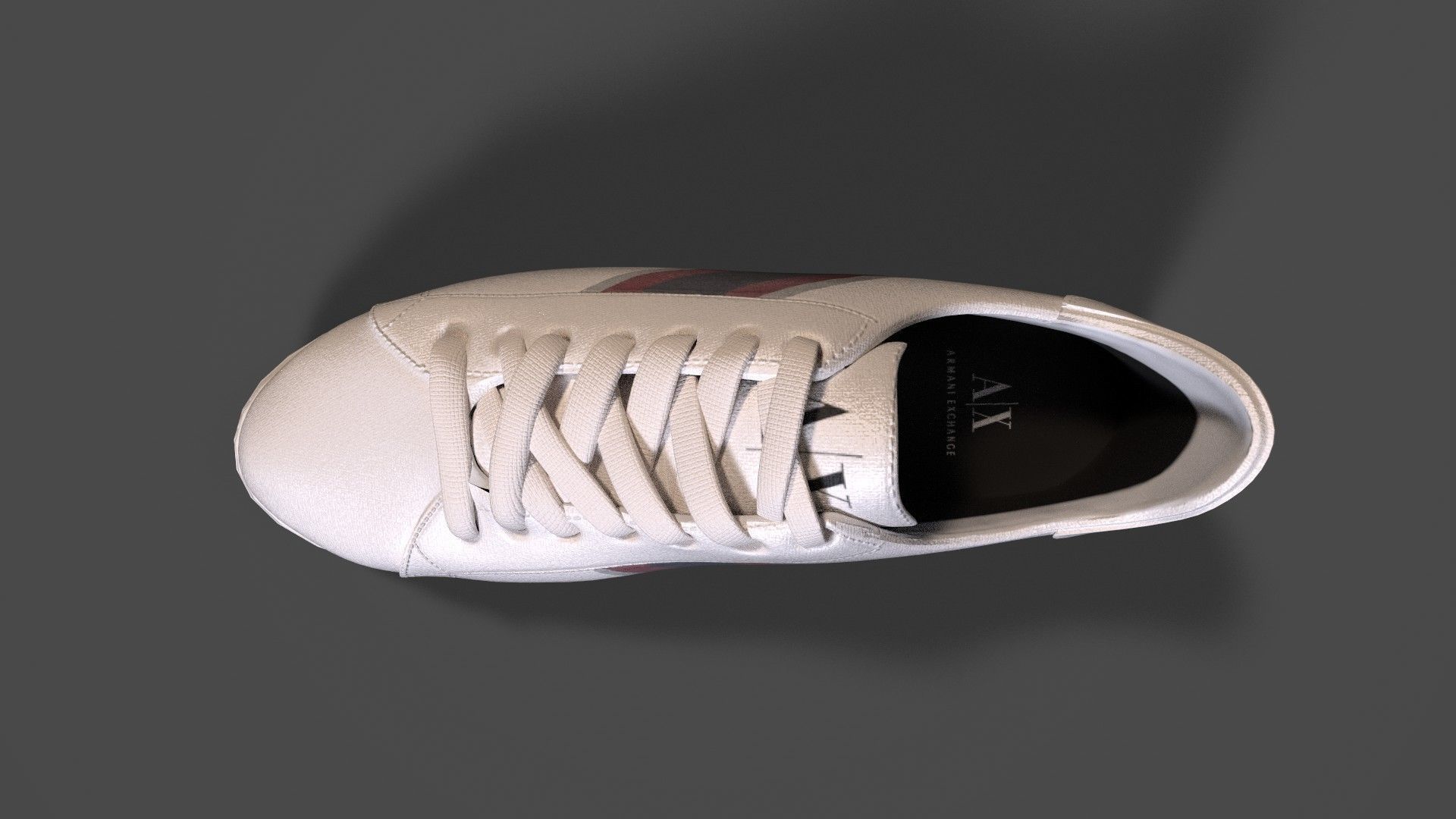 Armani Exchange Mens Arrow Chevron Sneakers Low-poly 3D model_2