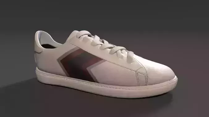 Armani Exchange Mens Arrow Chevron Sneakers Low-poly 3D model