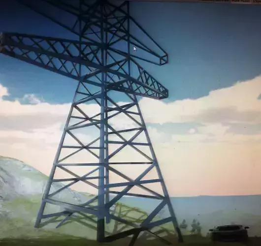 Transmission Tower 3D model
