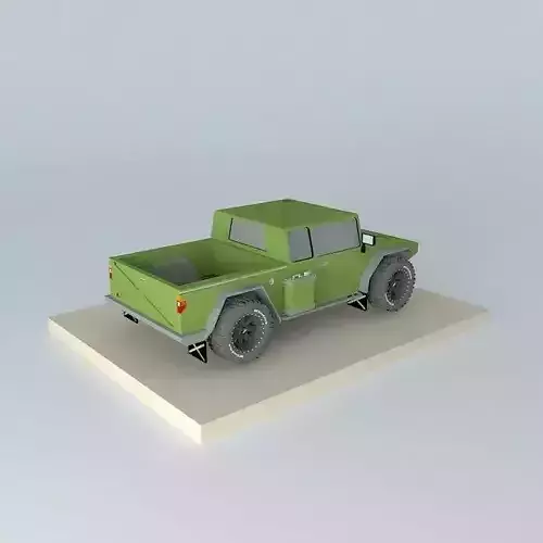 MILITARY PICK-UP Free 3D model