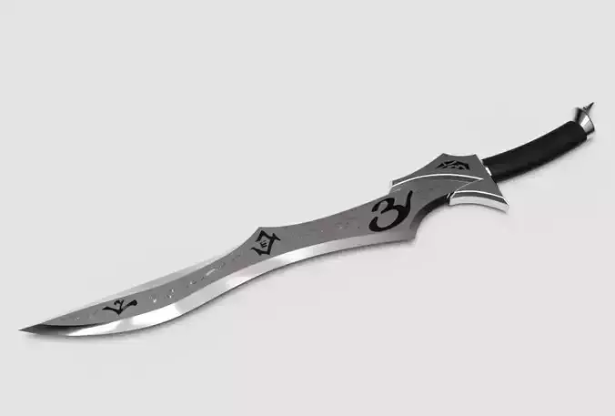 Seraph Blade Sword - Shadowhunters - 3D printable 3D print model