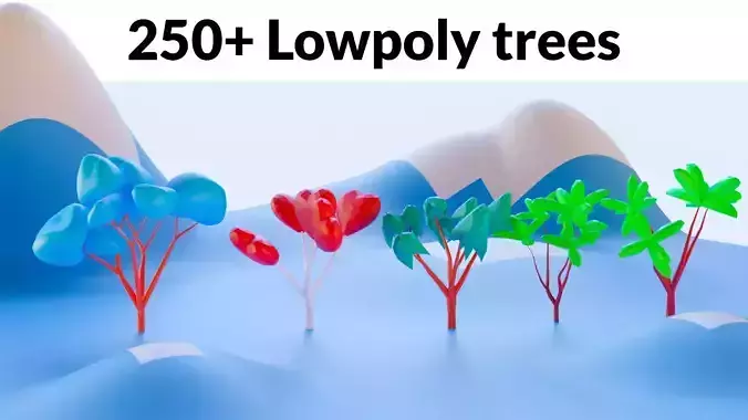 Lowpoly Trees pack