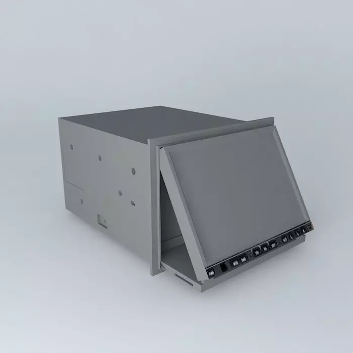 car radio Free 3D model_0