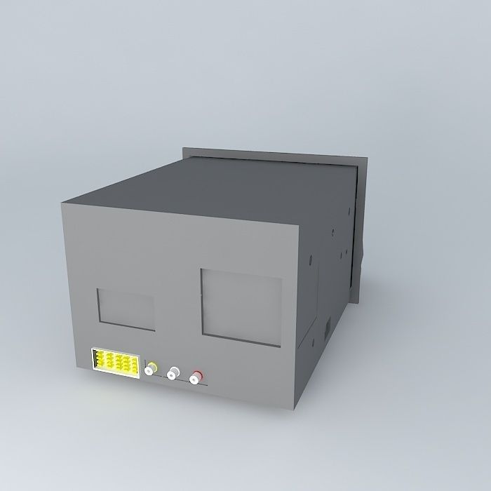 car radio Free 3D model_1