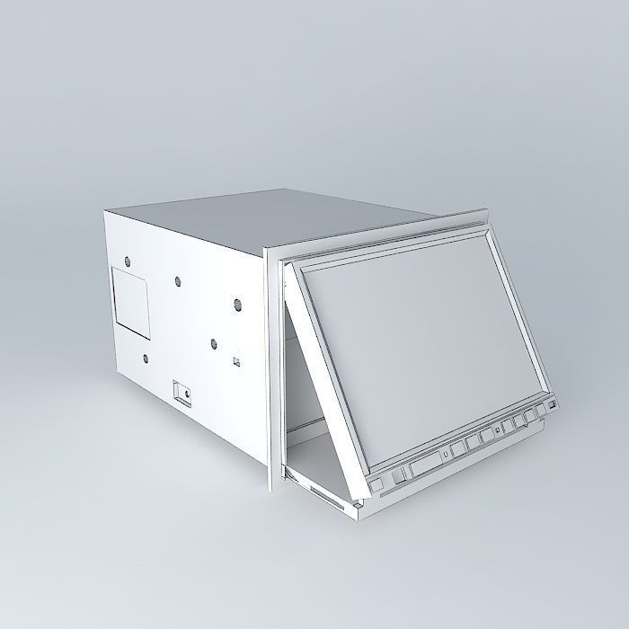 car radio Free 3D model_3