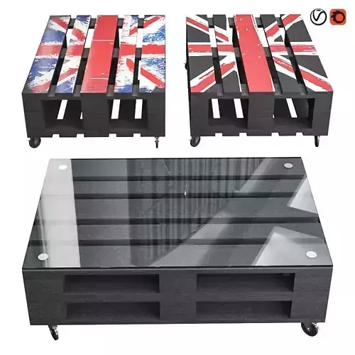 Table of pallets Britain