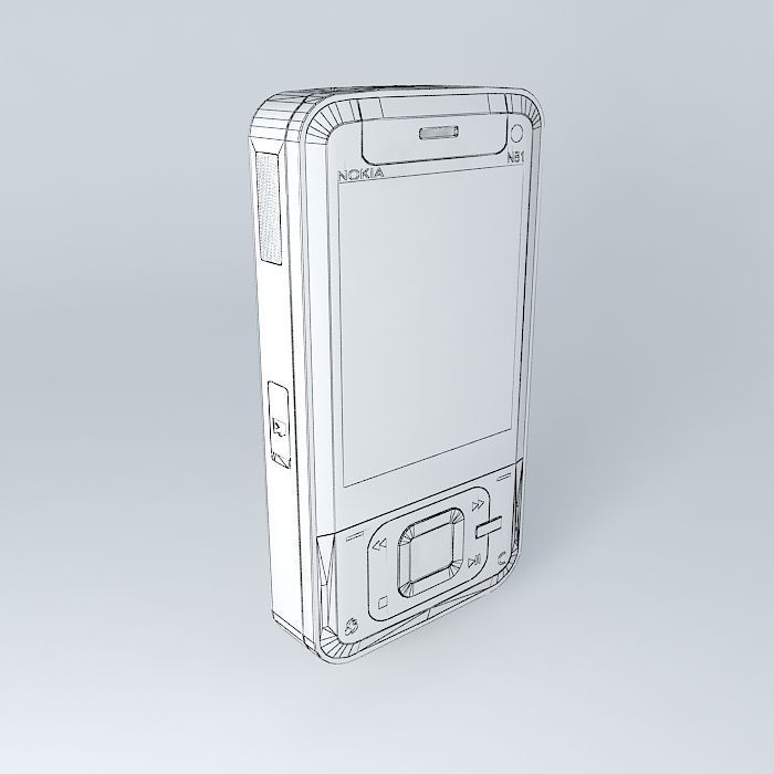 nokia n81 Free 3D model_3