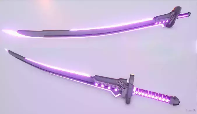 Sci-fi Dazzling and Luminous Knife