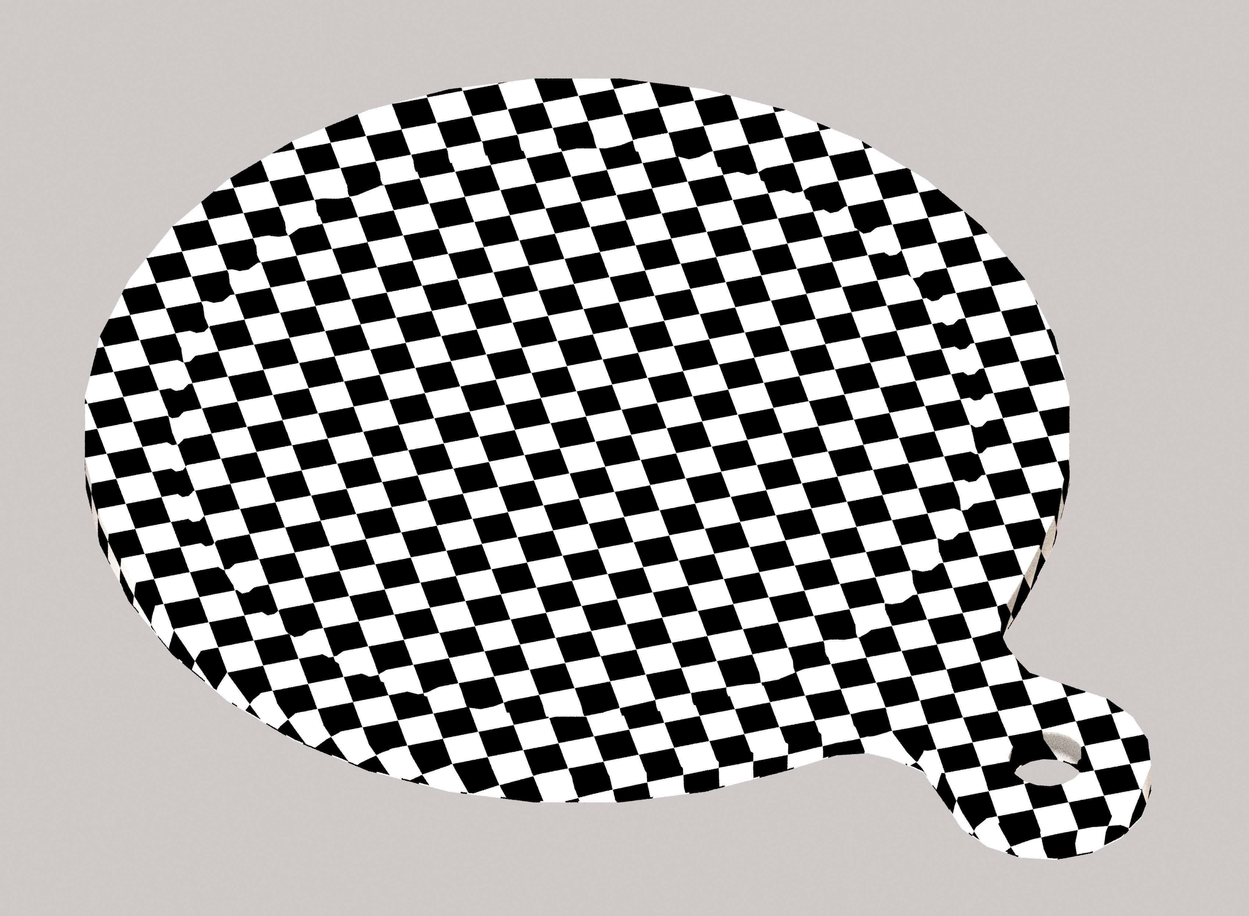 Wooden chopping board Free low-poly 3D model_7