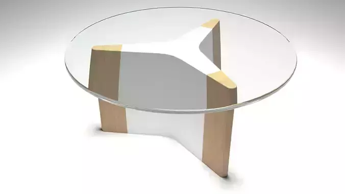Trilogy Coffee Table - 3ds Max