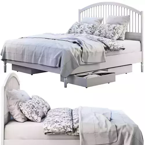 Tyssedal bed Ikea 3D model
