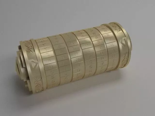 Cryptex Da Vinci Code 3D model_0