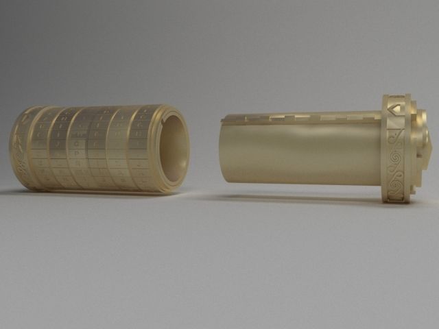 Cryptex Da Vinci Code 3D model_1
