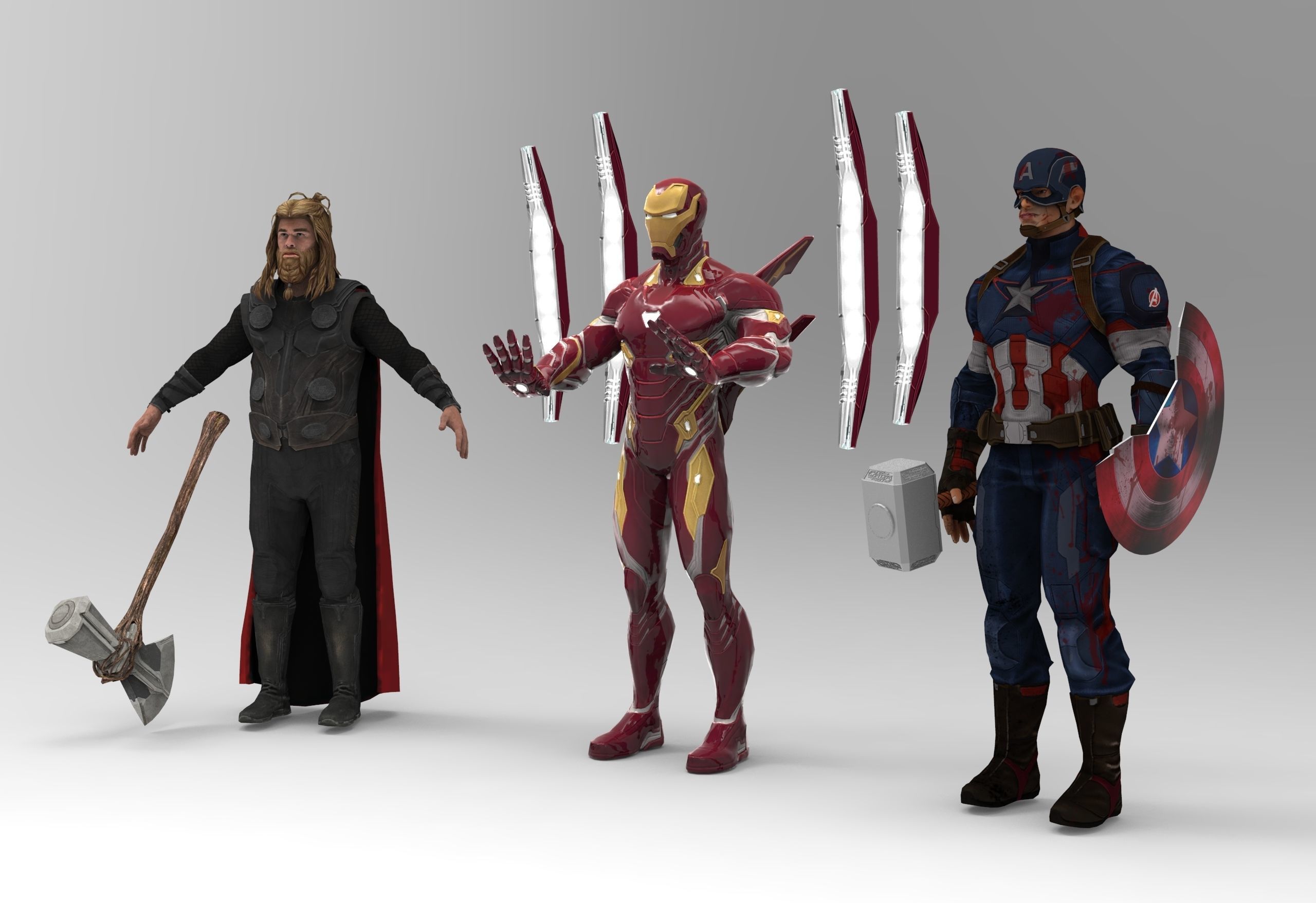 Avengers Endgame 3D model_4