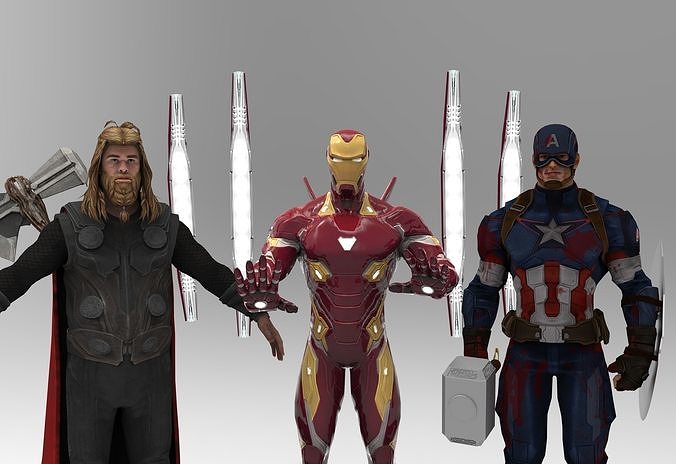 Avengers Endgame 3D model