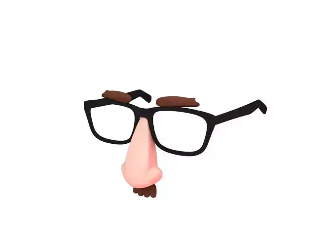 Disguise Mask Low-poly 3D model